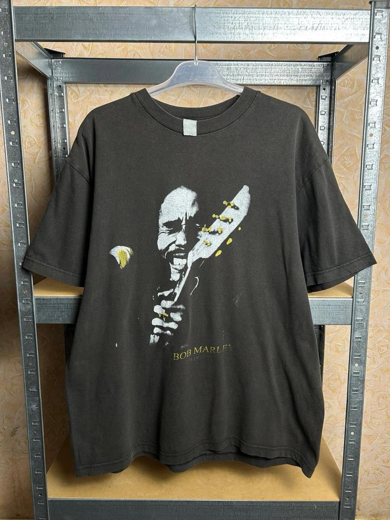 Vintage 90s Bob Marley Band Music T-shirt Size XL