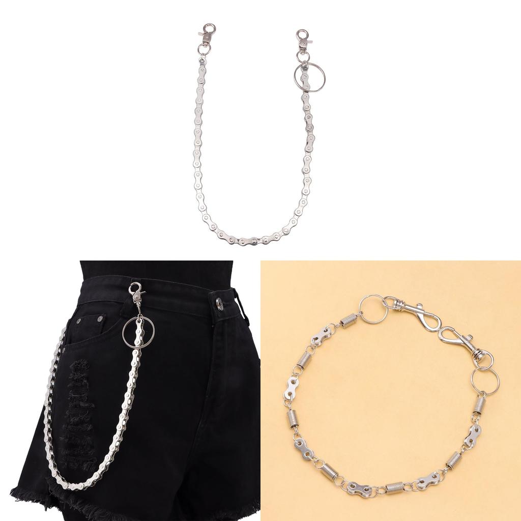 Hip Hop Metal Belt Chain For Men And Women With Lobster Clasp And Streetwear Style