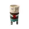 1PC Resin Vase Home Decoration Resin Crafts Unique Colored Vase Gift Hand-made Vase For Home Bedroom 2 styles