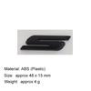 3D Premium ABS V6 S Letter Sticker Tail Bumper Badge Auto Rear Trunk Emblem Accessories Exterior Decoration