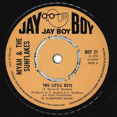Disque 7 pouces NIYAH & THE SUNFLAKES - Two Little Boys / Holding On BOY21 Jay Boy 1970 UK Reggae, Ska & Dub Occasion