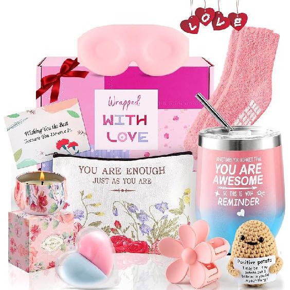 Подарки на День святого Валентина для нее, Подарки на день рождения для женщин, Подарки женщинам на день рождения Дружба, Уникальные подарки на день рождения для женщин, Женские подарки для любимой Pink Blue