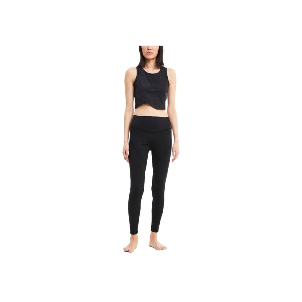 Puma Solid Color Training Yoga Leggings Women Leggings Black 519510-02