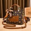 Bag women's bag 2025 new pu versatile large-capacity handbag women's shoulder messenger bag bucket bag women