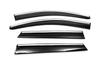 Windshields with Chrome (4 Pcs, Sunplex Chrome) for Nissan Qashqai 2014-2021