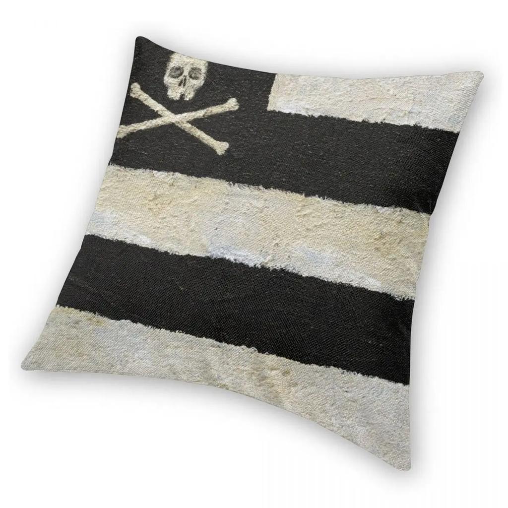 Skulls Pirate Gothic Art Pillowcase Printing Fabric Cushion Cover Decorative Pillow Case Cover Home Zippered X