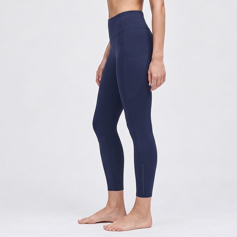 Womens High Waist Yoga Pants With Pockets Tummy Control Butt Lifting Workout Leggings Running Gym