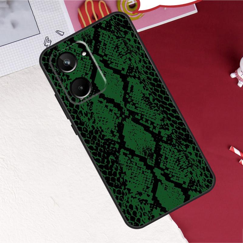 Snake Skin Print For Realme 15 Pro GT7 GT6 10 11 12 13 14 Pro Plus C55 C71 C75 C67 C63 C61 C53 C35 C65 Case