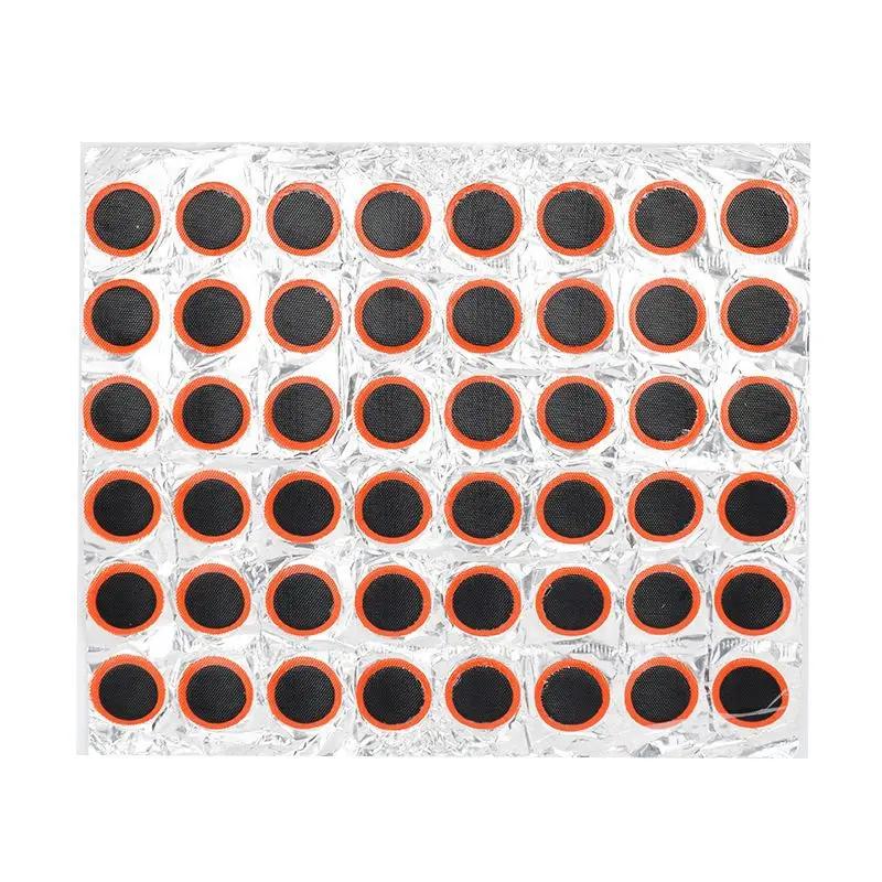 48pcs Tire Patch Rubber Bike Tyre Repair Pad Portable Tire Inner Tube Pad Bicycle Repair Accessory