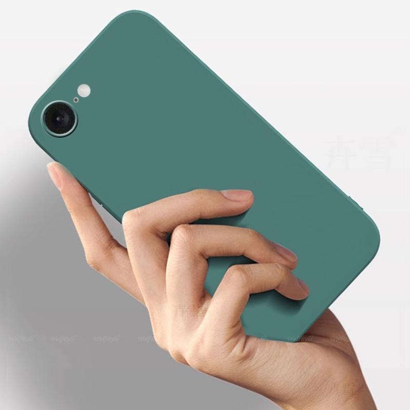 Etui Pokrowiec na iPhone 16e iPhone 16e Capas Płynny Silikon Wstrząsoodporny Zderzak na Telefon TPU Miękki Pokrowiec Dla Apple iPhone 16e Fundas