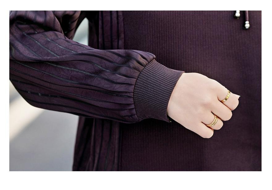 Spring Floral Chiffon Casual Shirt for Middle-Aged & Elderly Women