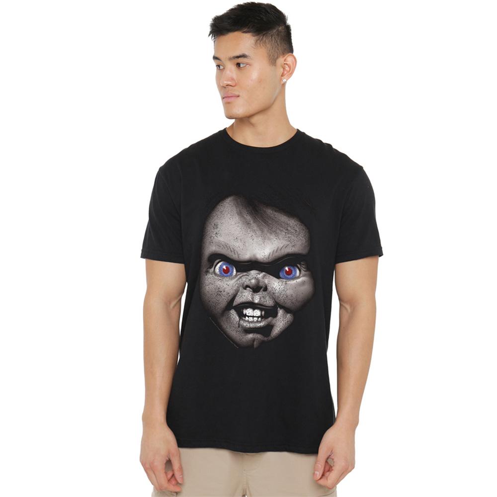 Chucky Unisex Adult Good Guys Face T-Shirt