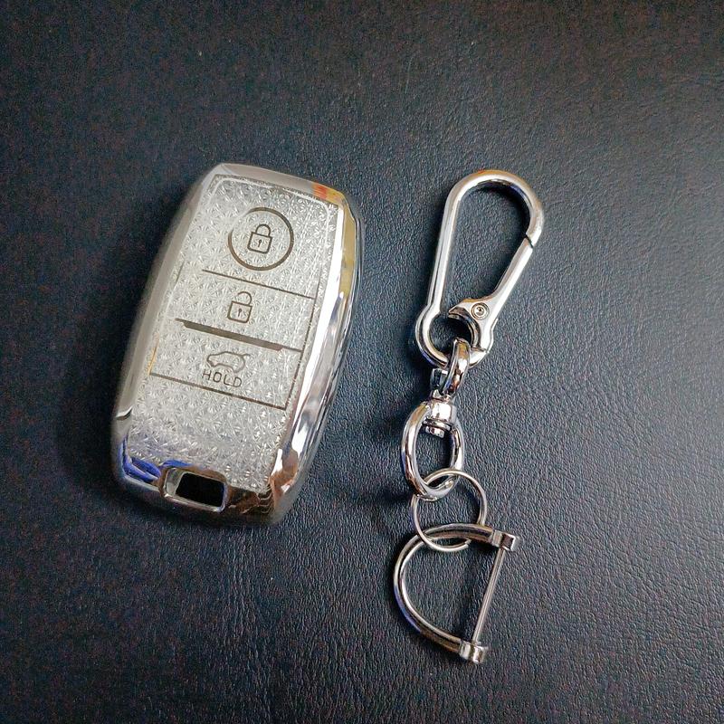 White Diamond Tpu For Kia Rio 3 K2 K3 K4 K5 Sportege Picanto Optima Soul Ceed Sorento Forte Stinger Cerato Car Key Case Cover