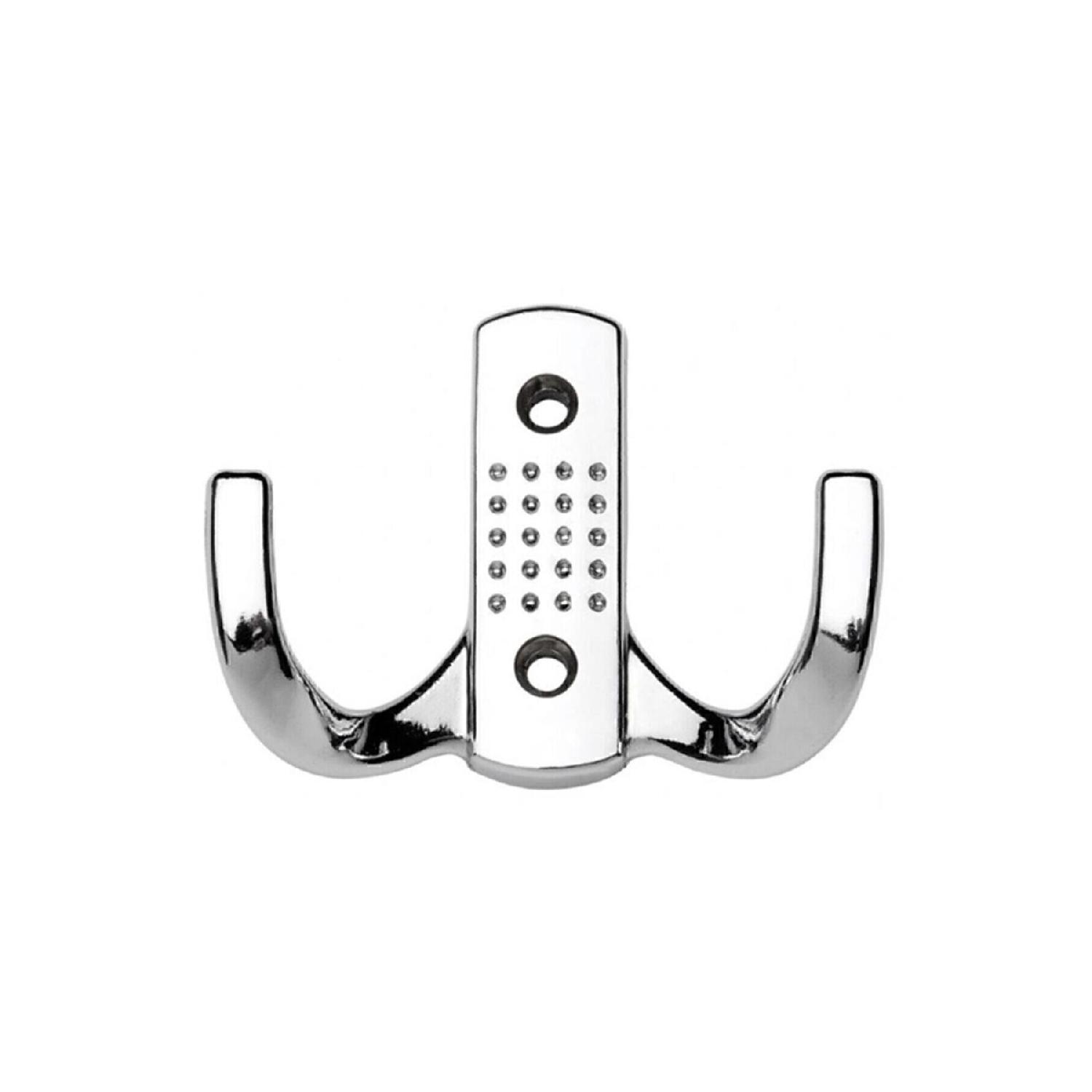 

Dotted Coat Rack Hanger Chrome Small Closet Clothes Towel Rack