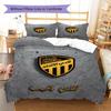 Al-Ittihad FC Pattern Bedding,Quilt Set Quilt Cover Pillowcase Home Birthday Gift(1 * duvet cover + 2 * pillowcase, without core)