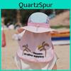 Coconut Pattern Kids Summer Floppy Hat With Wide Brim Sun Protection For Outdoor Play