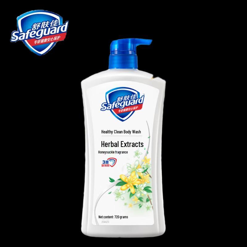 Safeguard Health Clean Protection Body Wash with Honeysuckle Scent, 720g