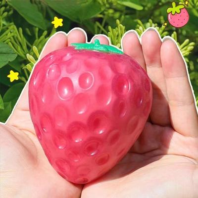 Brinquedo de Apertar Morango que Muda de Cor Fruta Simulada Coelho Pato Coração Amor Bola Anti-stress Alívio da Ansiedade Brinquedo Sensorial Fidget