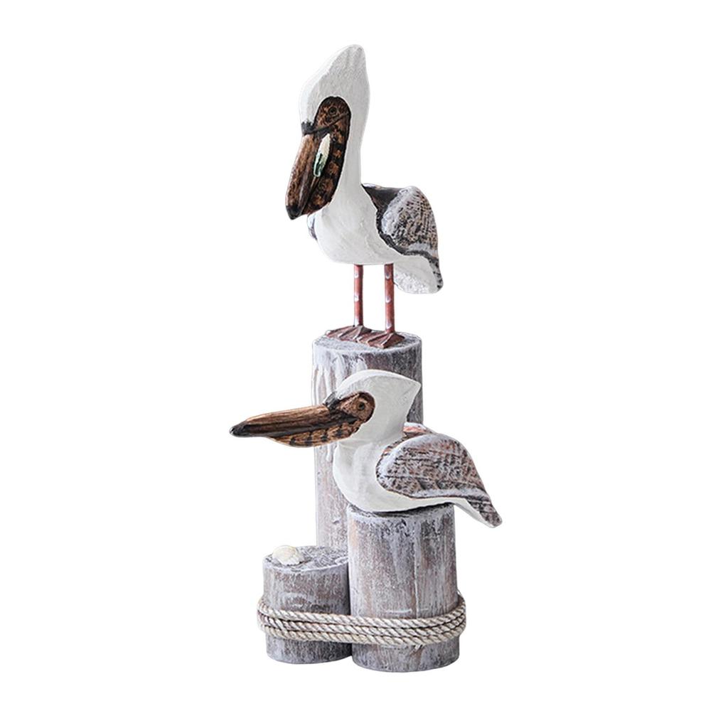 Mediterranean Statue Decor Rustic Bird Decor for Bedroom Desk Indoor Outdoor