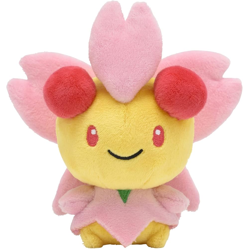 Pokmon Center Original Plush Toy Pokmon Fit Cherim (Posy Form) 12x13x8 Cm