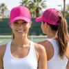 Women's Baseball Cap Ponytail Cap For Summer UV Protection Mesh Back Caps Breathable Sports Golf Tennis Trucker Hats
