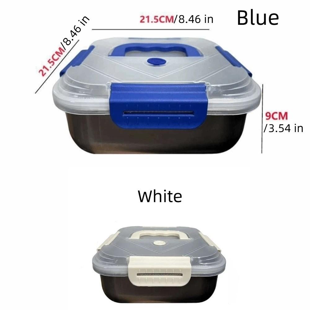 Stainless Steel Food Preservation Box Leakproof Lunch Box Food Storage Box  Camping Picnic