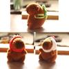 Cute Capybara Keychain Plush Bag Charm Accessory Adorable Stuffed Doll Keyring
