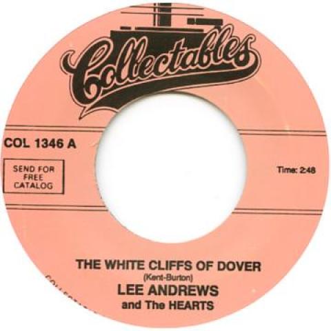 

7inch Record LEE ANDREWS, HEARTS - White Cliffs Of Dover / Much Too Mu COL1346 Collectables 1954 US Soul/Funk