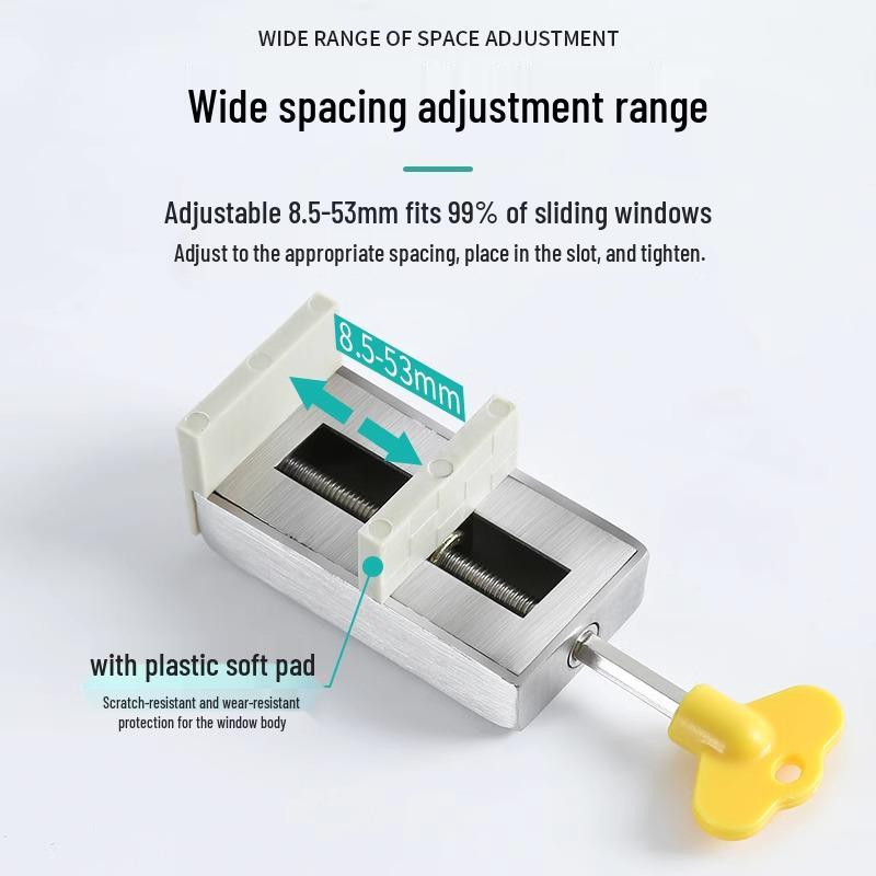 Child Safety Anti-Slide Window & Door Lock