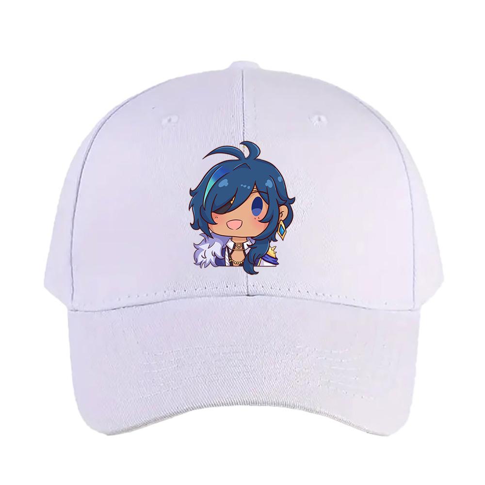 Chibi Kaeya Genshin Impact Cap Summer Woman Man Adult Casual Fashion Casual Adjustable Fishing Hat Sun Hat Baseball Cap
