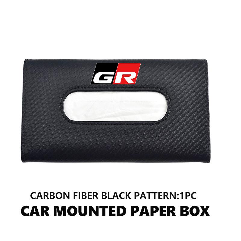 

Car Sun Visor Tissue Box Hanging Napkin Storage Bag For Toyota Yaris Corolla Rav4 GR Auris Cruiser Prius Voxy