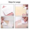 Portable 1Roll Disposable Armpit Sweat Pads Absorbing Underarm Antiperspirant Transparent Keep Dry Sticker Prevent Deodorant New Arrival