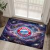 FC Bayern Design Kristall Samt Teppich Gemütlich Nicht?Rutschfester Teppich mit Aufdruck für Schlafzimmer Wohnzimmer Eingang