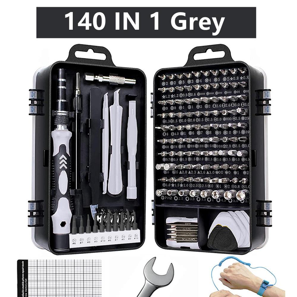 Precision Screwdriver Set - 140-In-1 Small Screwdriver Bit Set for DIY Electronic Repairs - Computer- Micro PC, Laptop, iPhone