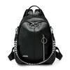 Retro PU Backpack Women's Large Capacity Multi-use Shoulder Bag