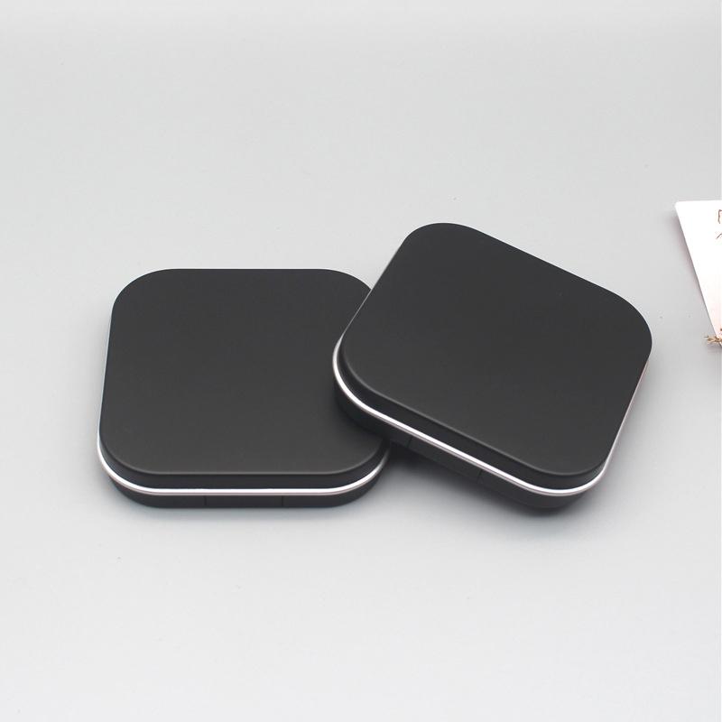 Empty Powder Box Blusher Case Replacement Portable Container With Magnetic With Mirror Eye Shadow Case Cosmetic Makeup Case