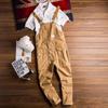 Retro Casual Jumpsuit for menn Løs overall med flere lommer. Kjeledress for menn