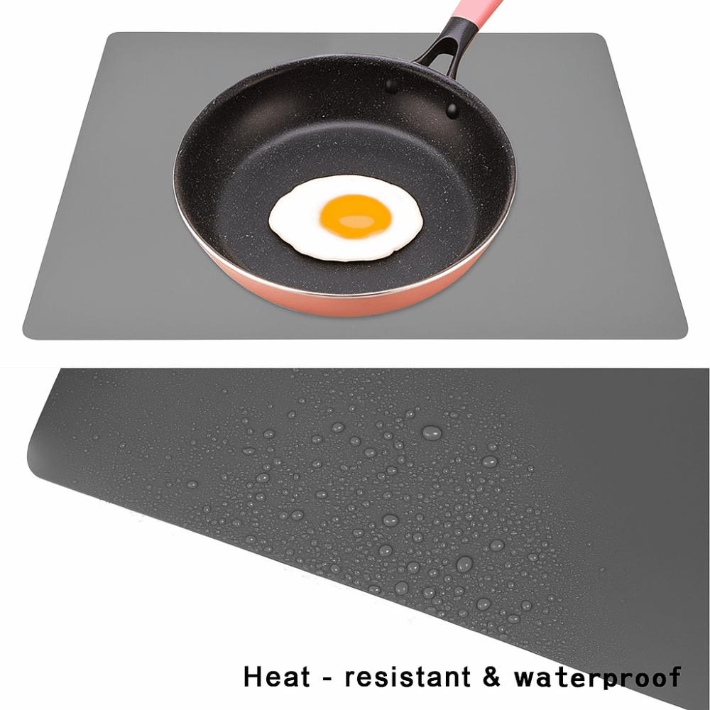 Waterproof Vanity Mat Heat Resistant Makeup Accessories  for Use While Traveling