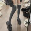 Lolita Lace Up Long Knee Socks for Women Over Knee Thigh High Stockings Spring Autumn Fashion Girls Warm Sexy Cotton JK Tights