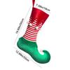 Decorative Elf Christmas Stocking Gift Bag Hanging Christmas Stocking Ornaments  Kids