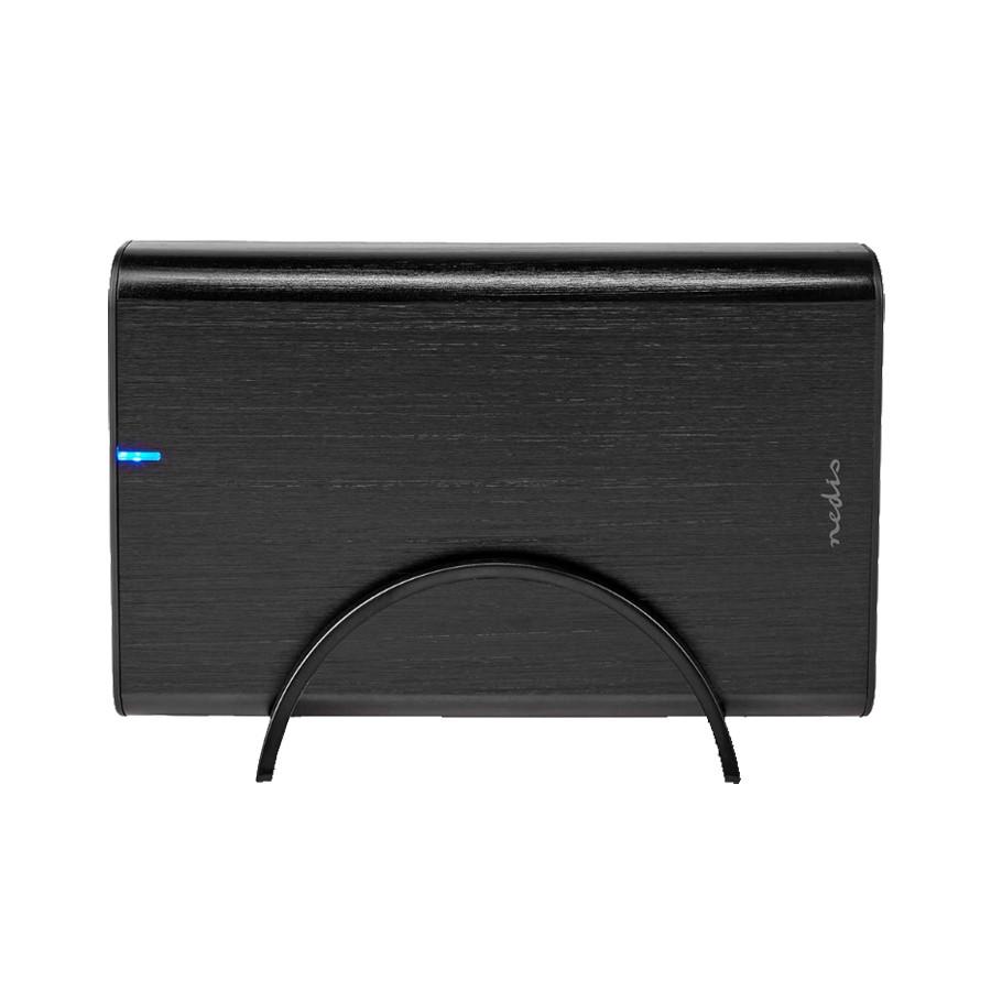 Nedis Festplattengehäuse 3.5 " USB 3.1 Gen1 USB Type-A / USB Type-C™ Notebook / PC Alumini (3.5"), Festplattengehäuse, Schwarz - Bild 6