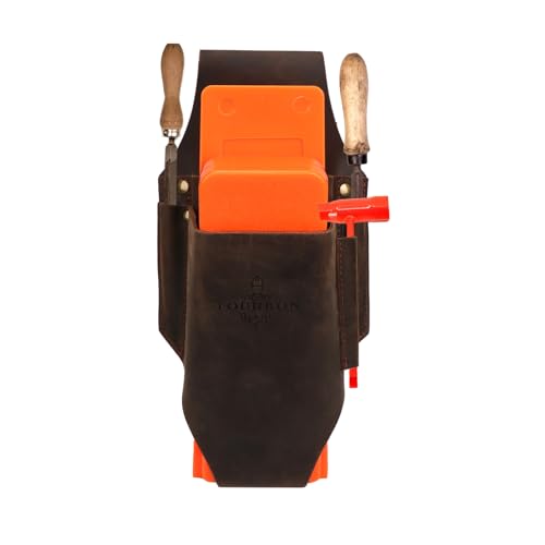 

TOURBON Logging Wedge Pouch, Plastic, Holds 4 Wedges, File Holder