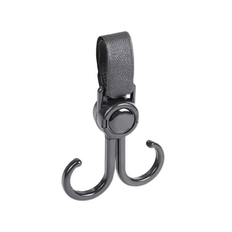 

Durable Universal Fit Hook Set - No-Drill, Multi-Purpose for Electric Scooters, Bicycles, and Mobility Scooters Material, Helmet, Bag чорний