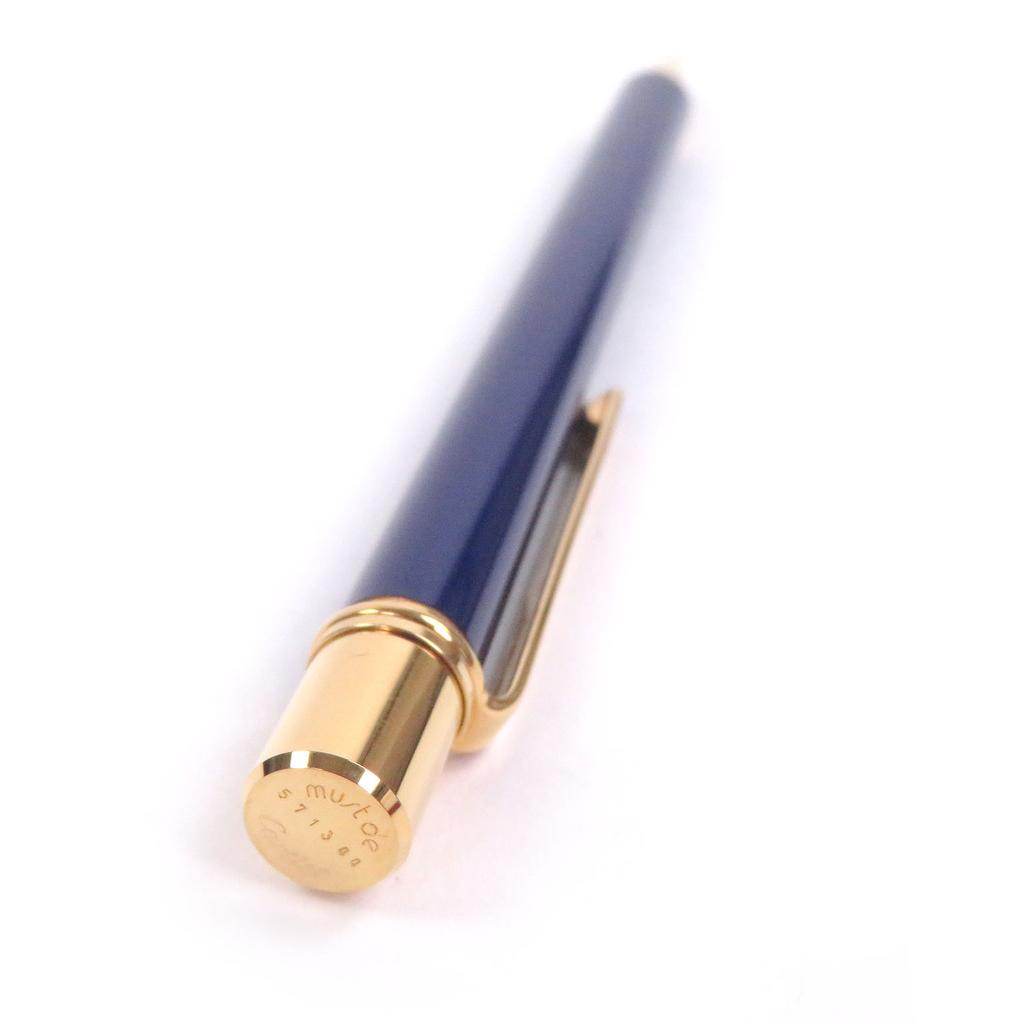 Excellent Cartier Ballpoint pen Must de Cartier Twist type blue Used