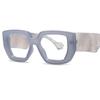 Y2k Cool Handsome Square Glasses Unlimited Anti Blue Light Women's Decorative Clear Computer Glasses