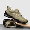 Fashion Designer Men's Genuine Leather Oxford Casual Shoes Outdoor Lightweight Hollow Out Shoes Men's Thick Soled Sneakers Mo-53