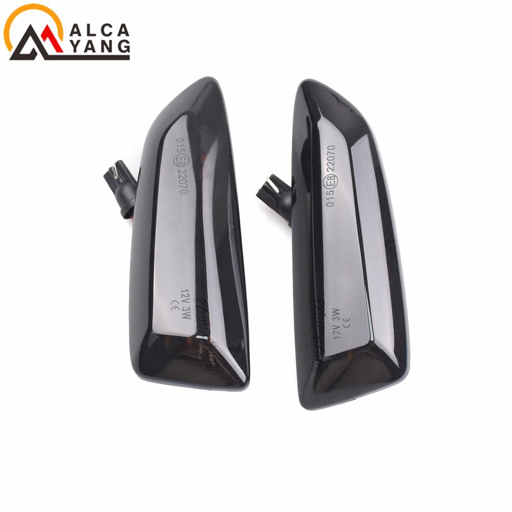 2PCS Led Dynamic Side Marker Turn Signal Light Sequential Blinker For Opel Astra J Astra J K Zafira C Insignia B Grandland XTurn Signal 2