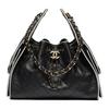 CHANEL Calfskin Shoulder Bag Small Women's Black AS5293-B24123-U9622