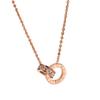 Roségold Koreanischer Stil Schlüsselbein-Halskette für Damen - Elegante Römische Kurze Kette Schmuck Geschenk