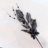Golden Dust Lily Decorative Cuttings Christmas Tree Ambience Supplies Christmas Cuttings Gold Silver Simulation Branches